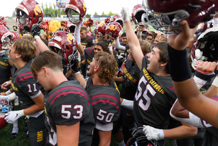 Central Catholic Oregon vs Bellevue Washington football September 2 2023 Ken Waz 101